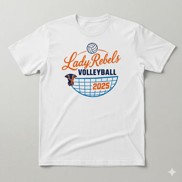 Lady Rebels Volleyball 2025 Custom Team Shirt